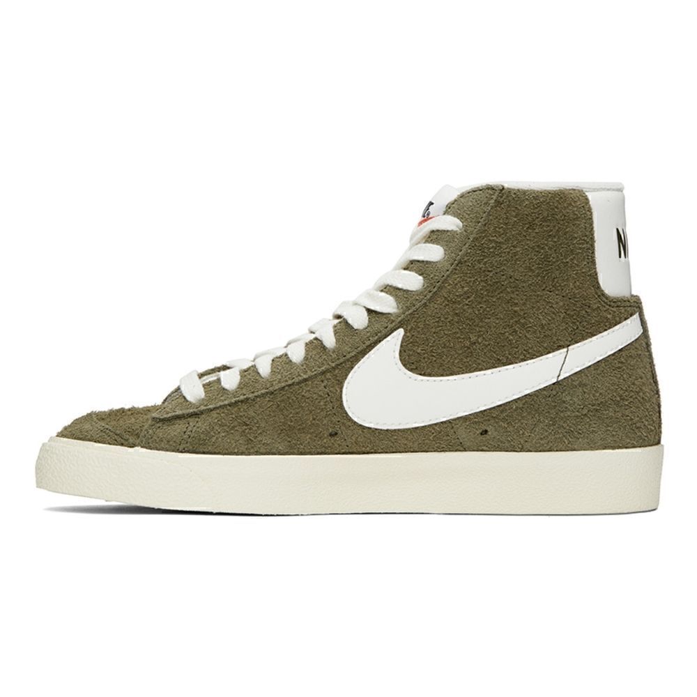 Nike Blazer Mid '77 Vintage Size 10.5 Olive Green Womens Shoes DV7006-201 - Picture 2 of 12